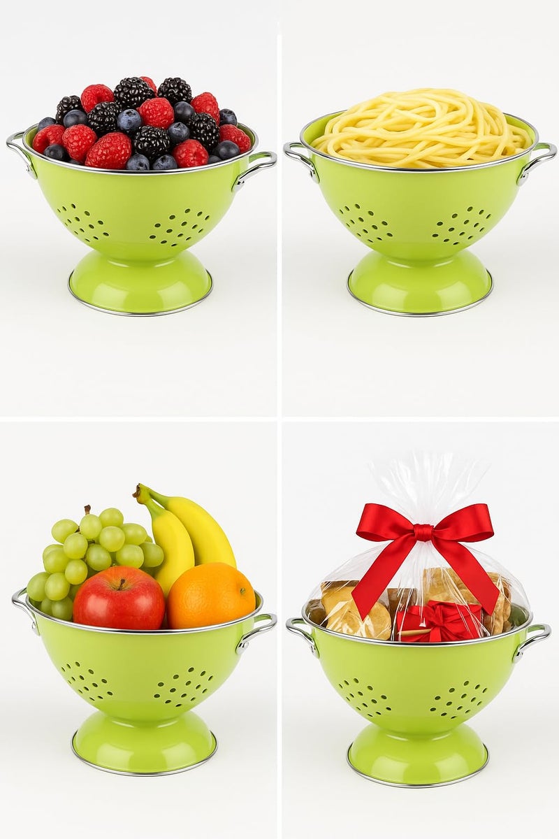 Reston Lloyd Calypso Basics by Reston Lloyd Powder Coated Enameled Colander  1 Quart  Black - Image 3